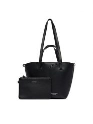 Emporio Armani Torebka EW005753 AF29459 Czarny. Czarne torebki klasyczne damskie Emporio Armani, ze skóry, bez dodatków. Za 2,069.00 zł.