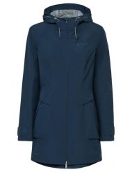 Parka dla kobiet VAUDE Escape. Niebieskie parki damskie Vaude, z materiału, bez kaptura. Za 719.50 zł.