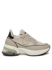 LOVE MOSCHINO Sneakersy JA15416G0LIYL02A Szary. Szare obuwie sportowe damskie Love Moschino, ze skóry, bez zapięcia. Za 589.99 zł.
