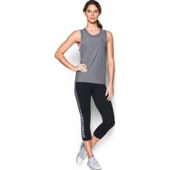 Odzież damska: Under Armour Spodnie Fav Capri - Gra Blk White M