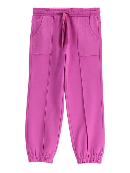 Coccodrillo Spodnie dresowe WC5120101RGK Różowy Regular Fit. Czerwone spodnie dresowe dziewczęce COCCODRILLO, bez wzorów, z bawełny. Za 49.90 zł.