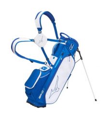 Mizuno BR D3 Wodoodporna torba golfowa Torba stojąca NIEBIESKA. Białe torby sportowe Mizuno, bez wzorów, z materiału, duże. Za 998.04 zł.