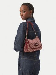 Guess Torebka Samantha HWJG23 13190 Bordowy. Czerwone torebki klasyczne damskie Guess, z materiału, bez dodatków. Za 584.99 zł.