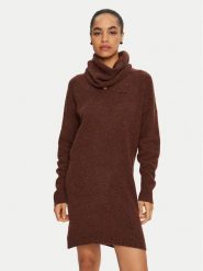 Liu Jo Sukienka dzianinowa WF4430 MA49P Brązowy Regular Fit. Brązowe sukienki damskie Liu Jo, bez wzorów, z dzianiny, bez ramiączek. Za 379.99 zł.
