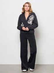 &Co Woman Kardigan "Brissa" w kolorze antracytowym rozmiar: XL. Czarne kardigany damskie &Co Woman, xl, bez wzorów. Za 155.87 zł.