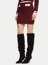 Guess Spódnica mini W6BD48 Z1763 Bordowy Regular Fit. Czerwone spódnice damskie Guess, s, z aplikacjami, mini. Za 434.99 zł.