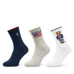 Skarpety długie Polo Ralph Lauren. Skarpetki damskie Polo Ralph Lauren, bez wzorów. Za 189.99 zł.