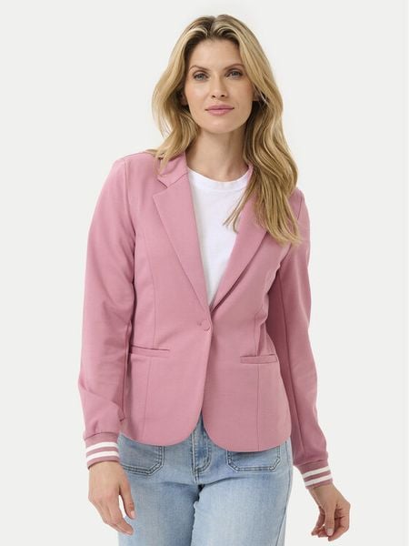 Kaffe Marynarka Kinnie 10550800 Różowy Regular Fit. Czerwone marynarki i żakiety damskie Kaffe, xs, bez wzorów, z syntetyku. Za 179.99 zł.