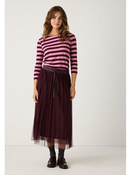 More & More Koszulka w kolorze różowo-bordowym rozmiar: 34. Czerwone koszulki damskie More & More, bez wzorów, bez kołnierzyka, bez ramiączek. Za 109.26 zł.