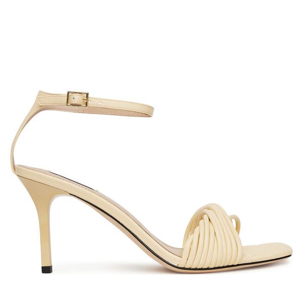 Sandały Marella. Żółte sandały damskie Marella, bez wzorów, bez obcasa, na szpilce, bez zapięcia. Za 1,009.00 zł.