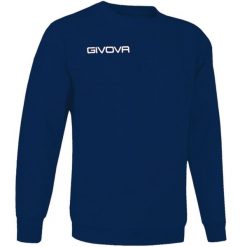 Bluza piłkarska dla dorosłych Givova Maglia One granatowa. Niebieskie bluzy damskie Givova, xl, bez wzorów, bez kaptura. Za 76.22 zł.