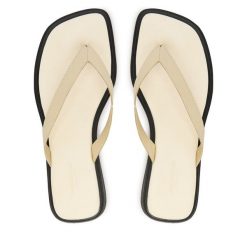 Japonki Vagabond Shoemakers. Białe klapki damskie Vagabond Shoemakers, bez wzorów, bez obcasa, bez zapięcia. Za 332.99 zł.