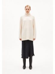 Armedangels Wełniany golf "Ardiaa" w kolorze kremowym rozmiar: L. Brązowe golfy damskie ARMEDANGELS, l, bez wzorów, z wełny, bez ramiączek. Za 247.99 zł.