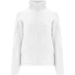 Damska Bluza Polarowa Artic Z Pełnym Zamkiem Błyskawicznym. Białe bluzy damskie ROLY, na zimę, xl, bez wzorów, z polaru, bez kaptura. Za 100.99 zł.