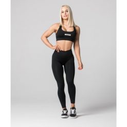 Legginsy Ultra Comfort Carpatree z wysokim stanem sportowe dla kobiet. Czarne legginsy damskie Carpatree, xs, bez wzorów, z elastanu. Za 131.99 zł.