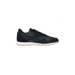 Buty do chodzenia damskie Reebok CL Nylon Slim Txt L. Czarne obuwie sportowe damskie Reebok, z materiału, bez zapięcia, trekkingowe. Za 357.00 zł.