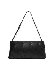 Calvin Klein Torebka Ck Woven Elongated Shoulder Bag K60K612992 Czarny. Czarne torebki klasyczne damskie Calvin Klein, ze skóry, bez dodatków. Za 349.99 zł.