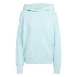 Bluza damska z kapturem adidas ALL. Niebieskie bluzy damskie Adidas, s, bez wzorów, z bawełny, z kapturem. Za 174.00 zł.