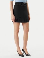 Morgan Spódnica mini 251-JANO Granatowy Regular Fit. Niebieskie spódnice damskie Morgan, bez wzorów, z syntetyku, mini. Za 299.99 zł.