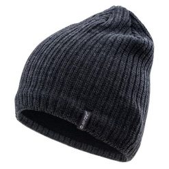 Czapka Unisex Dla Dorosłych Logo Ramir. Szare czapki damskie Hi-tec, bez wzorów, z dzianiny. Za 47.99 zł.
