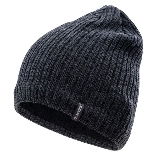 Czapka Unisex Dla Dorosłych Logo Ramir. Szare czapki damskie Hi-tec, bez wzorów, z dzianiny. Za 43.99 zł.