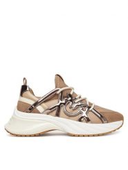 PINKO Sneakersy Ariel 01 SS0023T040 Brązowy. Brązowe obuwie sportowe damskie Pinko, z materiału, bez zapięcia. Za 1,309.00 zł.