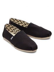 TOMS Espadryle w kolorze czarnym rozmiar: 43,5. Czarne espadryle damskie TOMS, bez wzorów, bez obcasa. Za 122.95 zł.