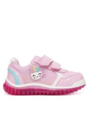Geox Sneakersy B Lightyloo B5661A 002AS C8004 Różowy. Czerwone buty sportowe dziewczęce Geox, bez wzorów, ze skóry, bez zapięcia. Za 159.99 zł.
