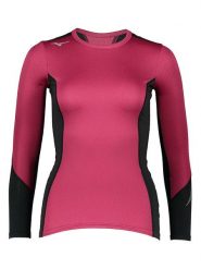 Mizuno Koszulka funkcyjna "Virtual Body H2 Crew" w kolorze różowo-czarnym rozmiar: M. Czarne koszulki damskie Mizuno, m, bez wzorów, bez kołnierzyka, bez ramiączek. Za 171.28 zł.