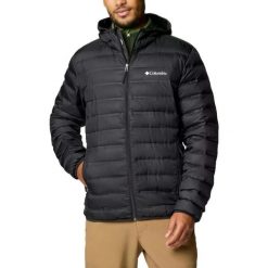 Kurtka COLUMBIA LAKE 22 II DOWN HOODED JACKET Czarny. Czarne kurtki damskie Columbia, l, bez wzorów, z materiału, z kapturem. Za 499.99 zł.