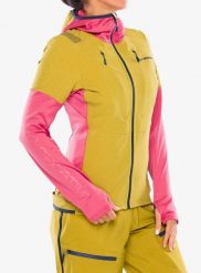 Bluza damska La Sportiva Session Tech Hoody. Czerwone bluzy damskie La Sportiva, l, z aplikacjami, z materiału, bez kaptura. Za 658.89 zł.