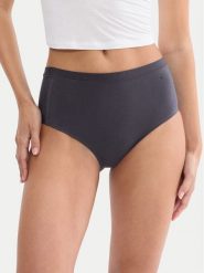 Triumph Figi klasyczne z wysokim stanem Smart Natural 10211539 Granatowy. Niebieskie figi Triumph, bez wzorów. Za 69.99 zł.