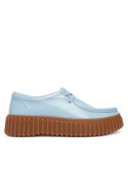 Clarks Półbuty Torhill Bee 26186669 Błękitny. Niebieskie półbuty damskie Clarks, bez wzorów, ze skóry, bez obcasa, na płaskiej podeszwie, bez zapięcia. Za 519.99 zł.