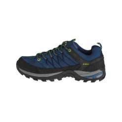 Buty trekkingowe CMP Rigel. Czarne obuwie trekkingowe damskie CMP, z materiału, bez zapięcia. Za 349.99 zł.