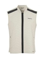 Craft Kamizelka "ADV Subz" w kolorze kremowym do biegania rozmiar: M. Brązowe kamizelki damskie Craft, m, bez wzorów, z materiału, bez kaptura. Za 152.62 zł.