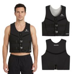 Kamizelka asekuracyjna AQUASTIC Omni 50N. Czarne kamizelki damskie AQUASTIC, xl, bez wzorów, bez kaptura. Za 199.99 zł.