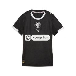 Damska trzecia koszulka FC St. Pauli 25/26 PUMA Black White. Białe bluzki damskie Puma, bez wzorów, eleganckie, bez kołnierzyka, bez ramiączek. Za 399.00 zł.