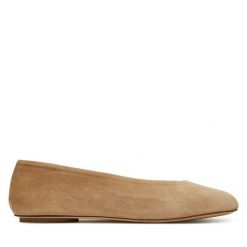 Baleriny Weekend Max Mara. Brązowe balerinki damskie Weekend Max Mara, bez wzorów. Za 1,449.00 zł.