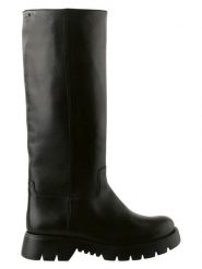 Högl Skórzane kozaki "Cassidy" w kolorze czarnym rozmiar: 38. Czarne kozaki damskie Högl, na zimę, bez obcasa, bez zapięcia. Za 732.45 zł.