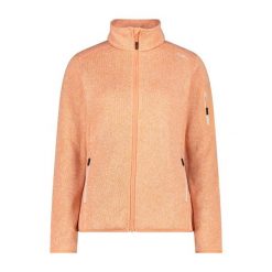 Bluza polarowa damska CMP Haze Jacket Knitted. Brązowe bluzy damskie CMP, na zimę, m, bez wzorów, z polaru, bez kaptura. Za 304.15 zł.