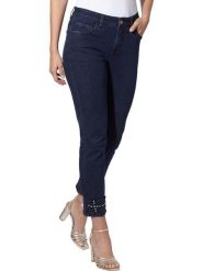 Heine Dżinsy - Slim fit - w kolorze granatowym rozmiar: 44. Niebieskie jeansy damskie Heine. Za 89.95 zł.