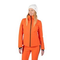 Kurtka Narciarska Rossignol damska Cieloalto JKT pomarańczowa. Brązowe kurtki damskie Rossignol, na zimę, xs, bez wzorów, bez kaptura. W wyprzedaży za 1,679.00 zł.