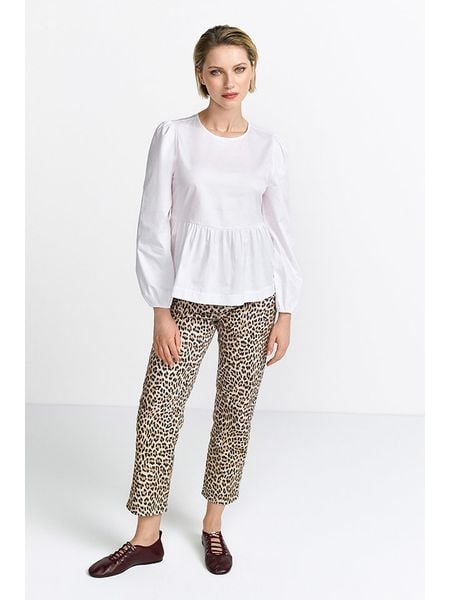 Rich & Royal Bluzka w kolorze białym rozmiar: 34. Białe bluzki damskie Rich & Royal, bez wzorów, z bawełny, bez kołnierzyka, bez ramiączek. Za 123.25 zł.