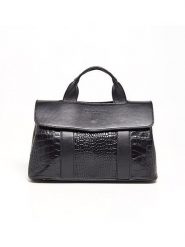 Maison héritage PARIS Skórzana torebka "Geni" w kolorze czarnym - 34,5 x 21 x 14 cm rozmiar: onesize. Czarne torebki klasyczne damskie maison héritage PARIS, z materiału, bez dodatków. Za 304.99 zł.