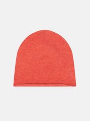 Perfect Cashmere Kaszmirowa czapka "Lauren" w kolorze pomarańczowym rozmiar: onesize. Pomarańczowe czapki damskie Perfect Cashmere, bez wzorów, z kaszmiru. Za 187.52 zł.