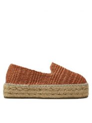 Manebi Espadryle Yucatan Double Sole Espadrilles G 0.9 D0 Pomarańczowy. Brązowe espadryle damskie Manebi, bez wzorów, z materiału, bez obcasa. Za 879.99 zł.