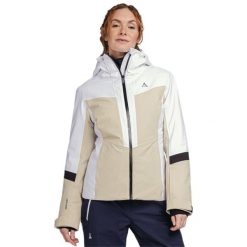 Kurtka narciarska damska Schöffel Kanzelwand. Białe kurtki sportowe damskie Schöffel, na zimę, bez wzorów, bez kaptura. Za 1,499.99 zł.