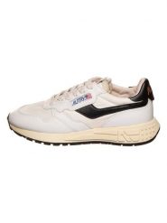 AUTRY Skórzane sneakersy "Relwind" w kolorze biało-czarnym rozmiar: 45. Białe obuwie sportowe damskie AUTRY, z materiału, bez zapięcia. Za 487.72 zł.