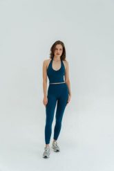 Legginsy modelujące do jogi Moonholi Malibu Evenings z wysokim stanem. Szare legginsy damskie MOONHOLI, m, bez wzorów, z materiału. Za 359.00 zł.