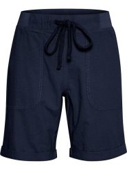 Kaffe Szorty "Naya" w kolorze granatowym rozmiar: 38. Niebieskie szorty damskie Kaffe, bez wzorów, z bawełny. Za 86.99 zł.